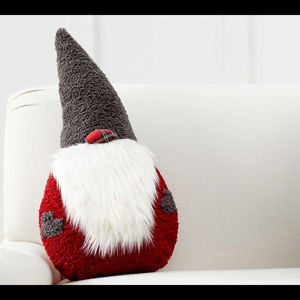 Pottery Barn Whimsical Clarke Gnome Shaped Pillow